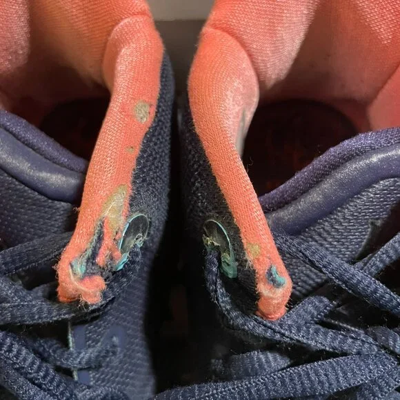 Nike Kyrie 7 Midnight Navy Basketball Shoes Sneakers Neon 🏀 Men's Size 9- used - Picture 12 of 16